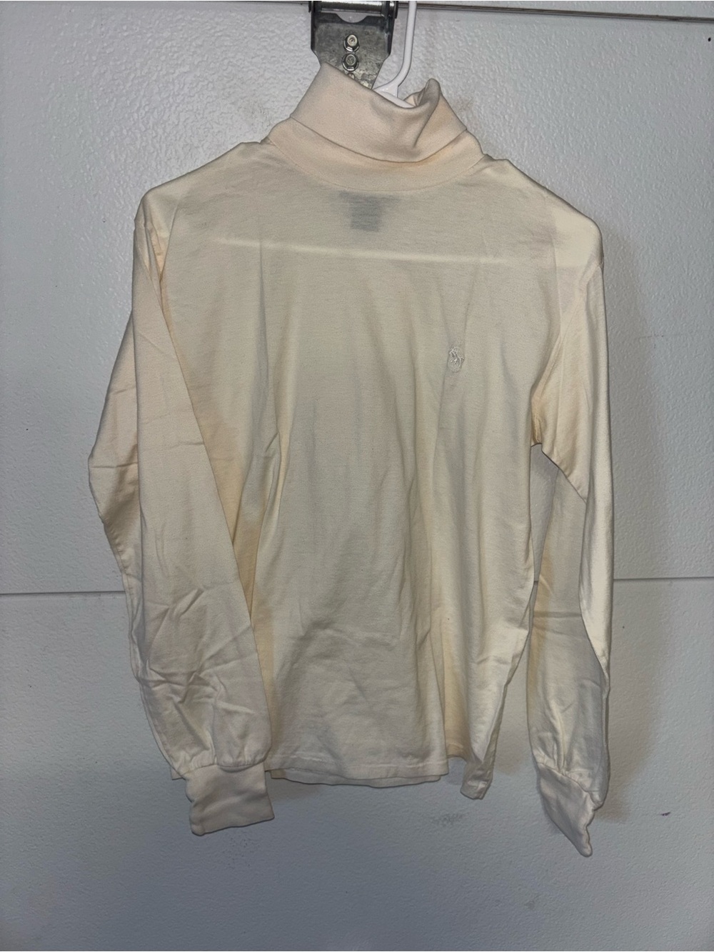 Ralph Lauren Cream Turtleneck Long-Sleeve Tee